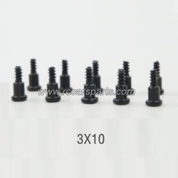 PXtoys 9200 2.4G 4WD RC Truck Parts 3X10 Step Screw P88036