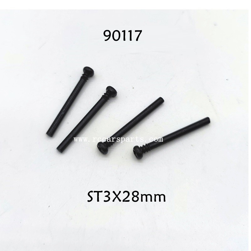 HBX 901 901A Spare Parts Front Rear Upper Suspension Arm Hinge Pins ST3X28mm 90117