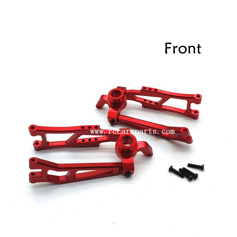 HBX 901A RC Car Upgrade Front Swing Arm+Steering Cup-Red