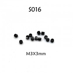 HBX 906A RC Truck Parts Grub Screw M3X3mm S016