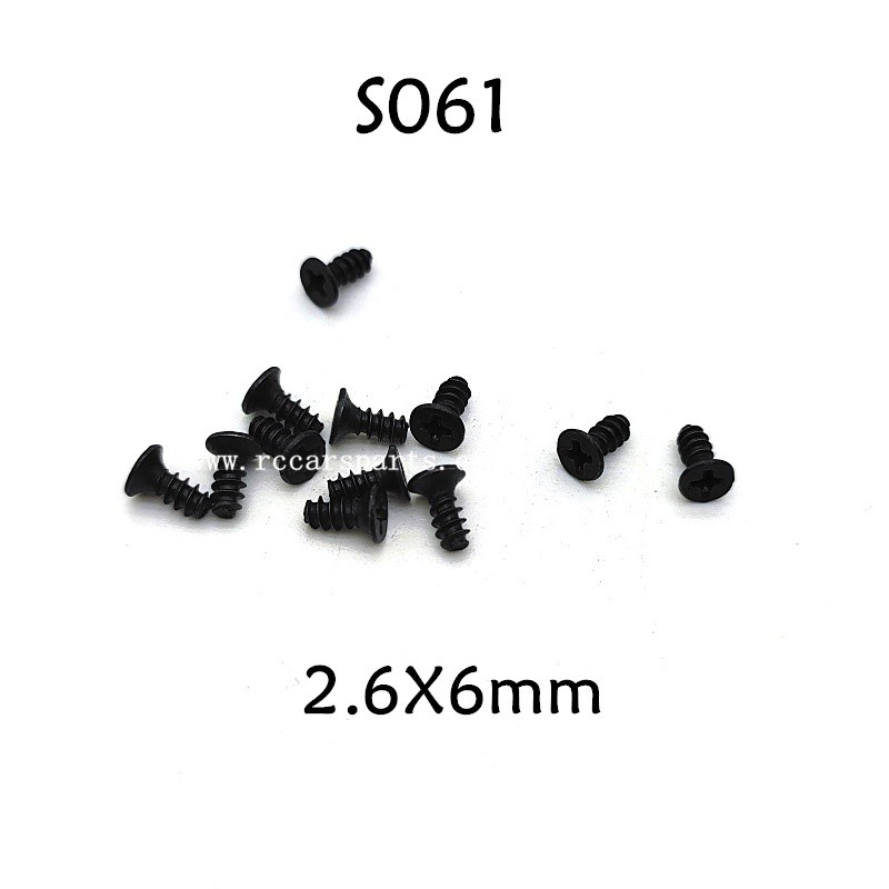 1/12 RC Car Parts Screw 2.6X6mm S061 For HBX 906