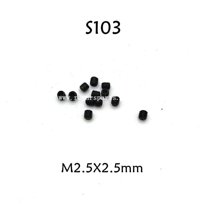 HBX 16889 Spare Parts Set Screw 2.5X2.5mm S103