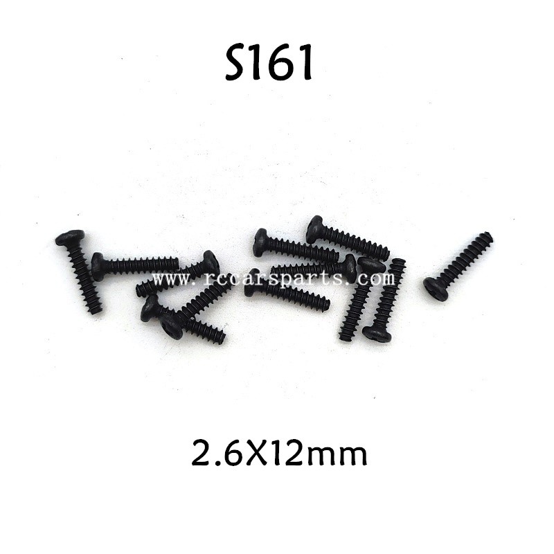 Screws 2.6X12mm S161 For HBX 906 RC Car