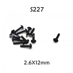 HBX 901 Screws PWTHO 2.6X12mm S227