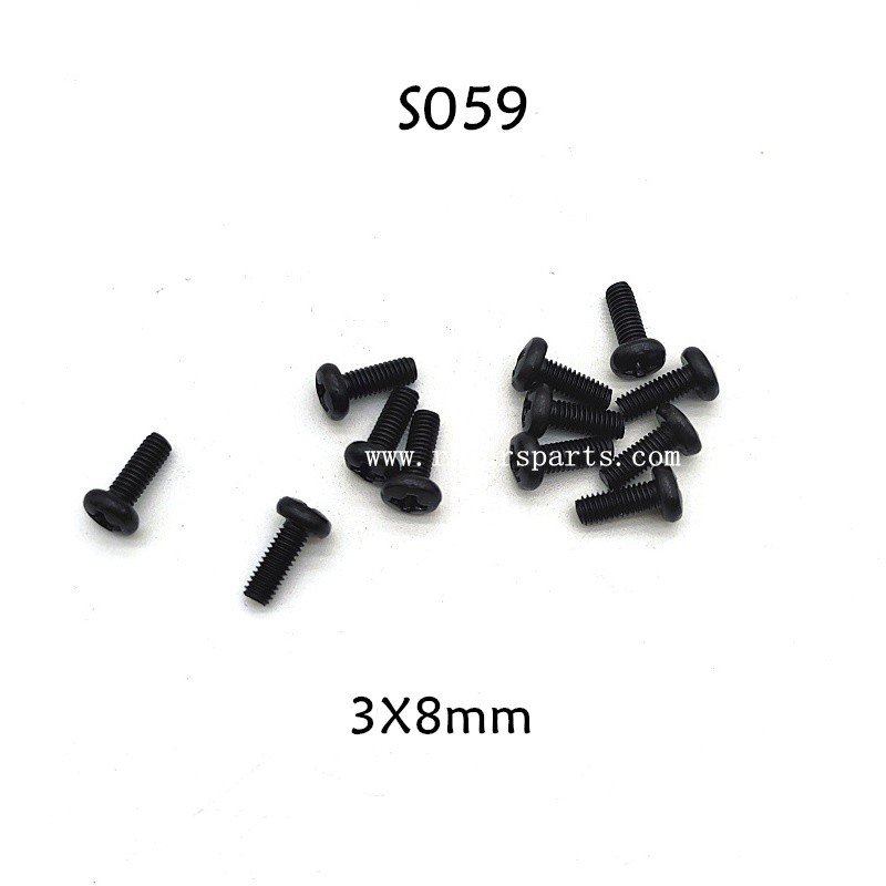 RC Car HBX 2195 Parts Screws BMHO 3X8mm S059