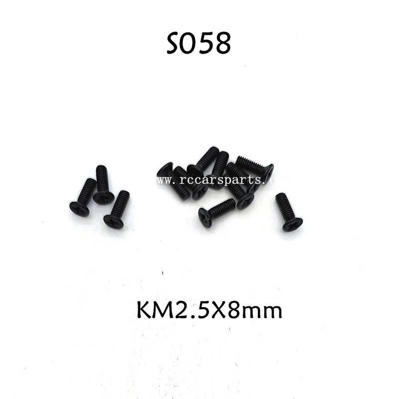 HBX 16890 Destroyer Parts Countersunk Screws KM2.5X8mm S058