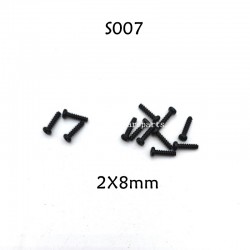 HBX 16890 RC Car Parts Pan Head Self Tapping Screws PBHO2X8mm S007