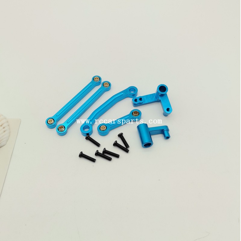 Upgrade Parts Metal Steering Kit-Blue For RC Car ENOZE 9500E