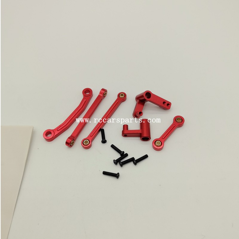 Upgrade version Metal Steering Kit-Red For RC Car ENOZE 9500E