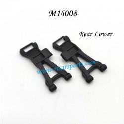 RC Car Parts Rear Lower Suspension Arms (left+Right) M16008 For HBX 16890A Destroyer 1/16