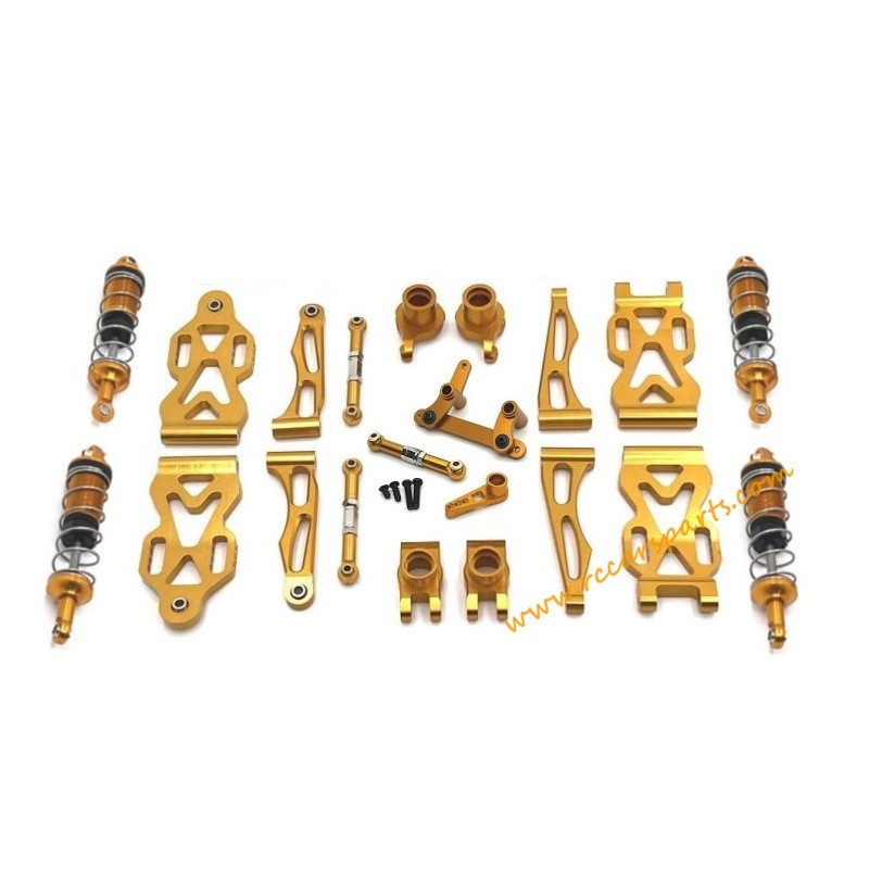 RC Car Parts Upgrade Alloy Kit Gold For SCY 16104