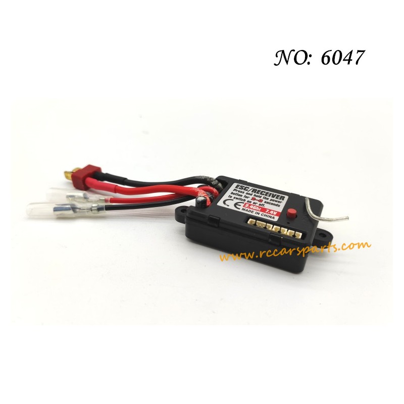 SCY-16201 1/16 RC Car Parts Brushed Receiver 6047 2.4G 7.4V 30A