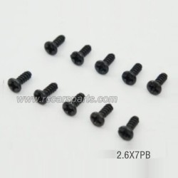 Pxtoys 9204E Car Parts 2.6X7PB Round Head Screw P88022