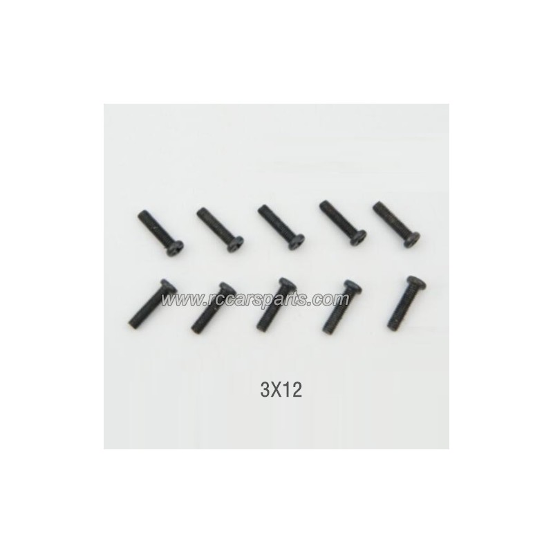 ENOZE 9202E Off Road RC Car Parts 3X12 Round Head  Screw P88025