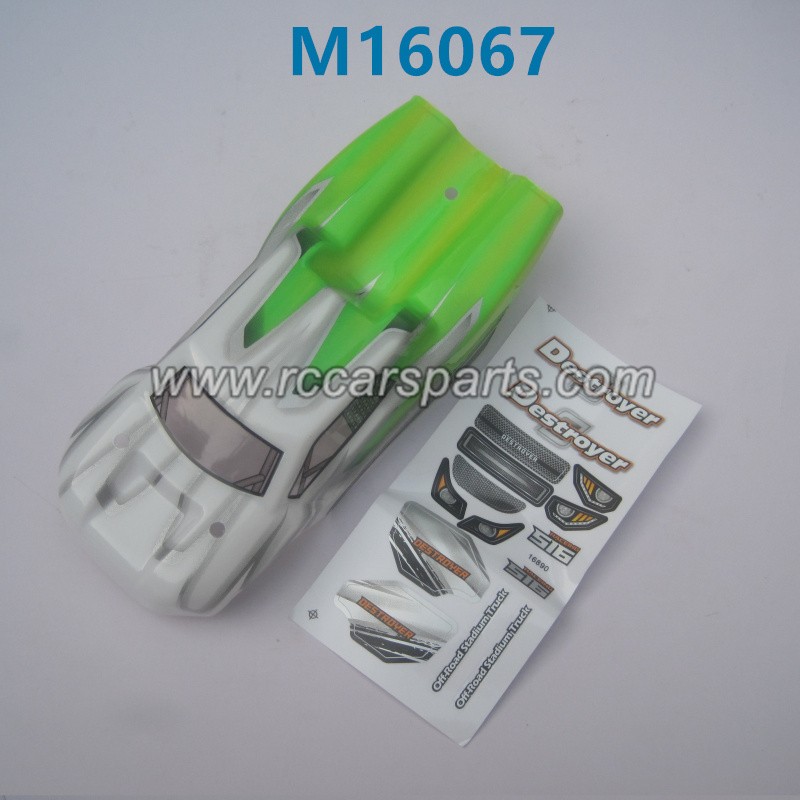 HBX 16890 Destroyer Parts Car Shell-Green M16067