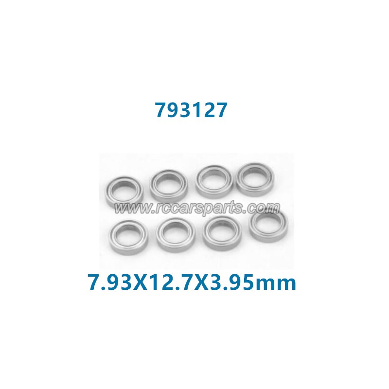 HBX 16890 Destroyer Car Parts Ball Bearings (7.93X12.7X3.95mm) 793127