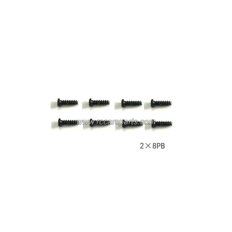 XLF X03 X04 1/10 RC Car Parts Screw 2×8PB XLF-1002