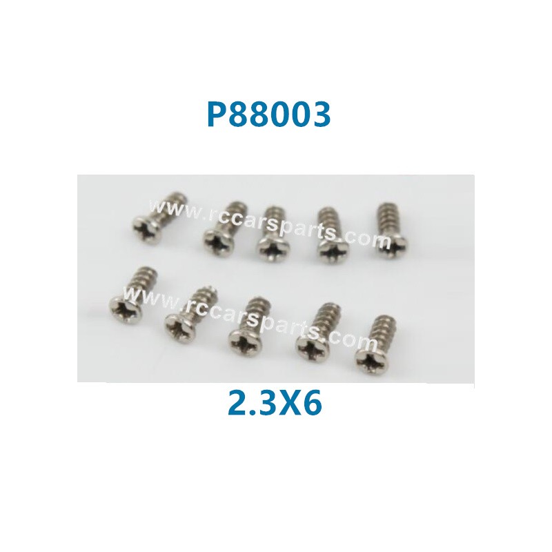 ENOZE NO.9303E Parts P88003 2.3X6 Round Head Screw