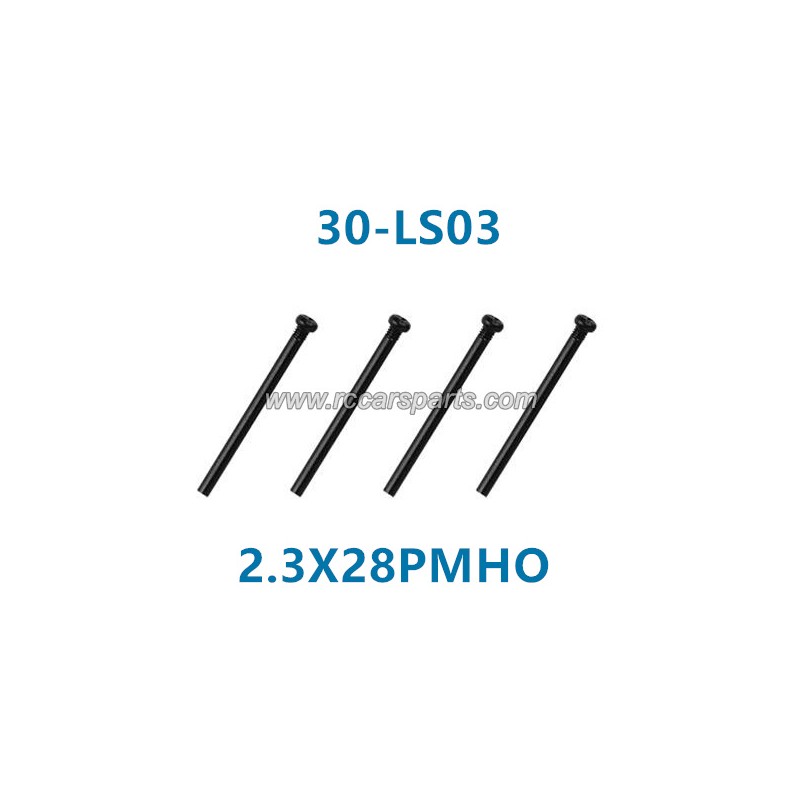 xinlehong 9130 1/16 Truck Parts Round Headed Screw 2.3X28PMHO 30-LS03