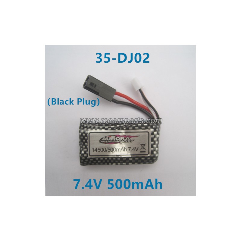 XinleHong Toys 9136 Spare Parts Battery 7.4V 500mAh 35-DJ02 Black Plug