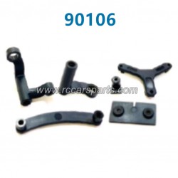 HBX 901 901A Off-Road RC Truck Parts Steering Post, Steering Ackerman Plate+Servo Mount 90106