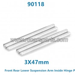 HBX 901 901A Spare Parts 3X47mm Front Rear L ower Suspension Arm Inside Hinge Pins 90118