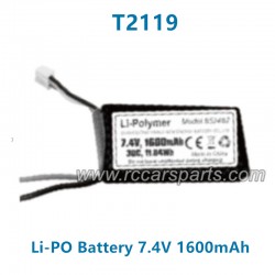 HBX 901 901A Truck Parts Li-PO Battery 7.4V 1600mAh T2119