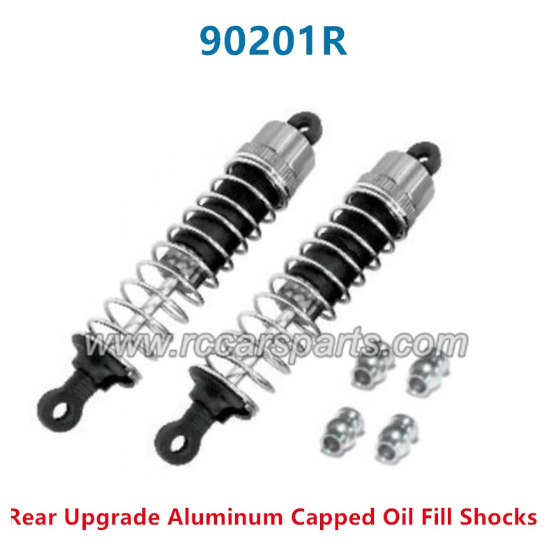 HaiBoXing HBX 901 901A Rear Upgrade Aluminum Capped Oil Fill Shocks 90201R