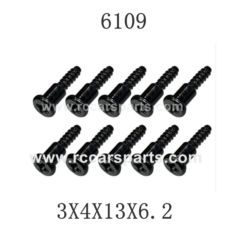 SCY-16101 RC Car Parts Screw 3X4X13X6.2 6109