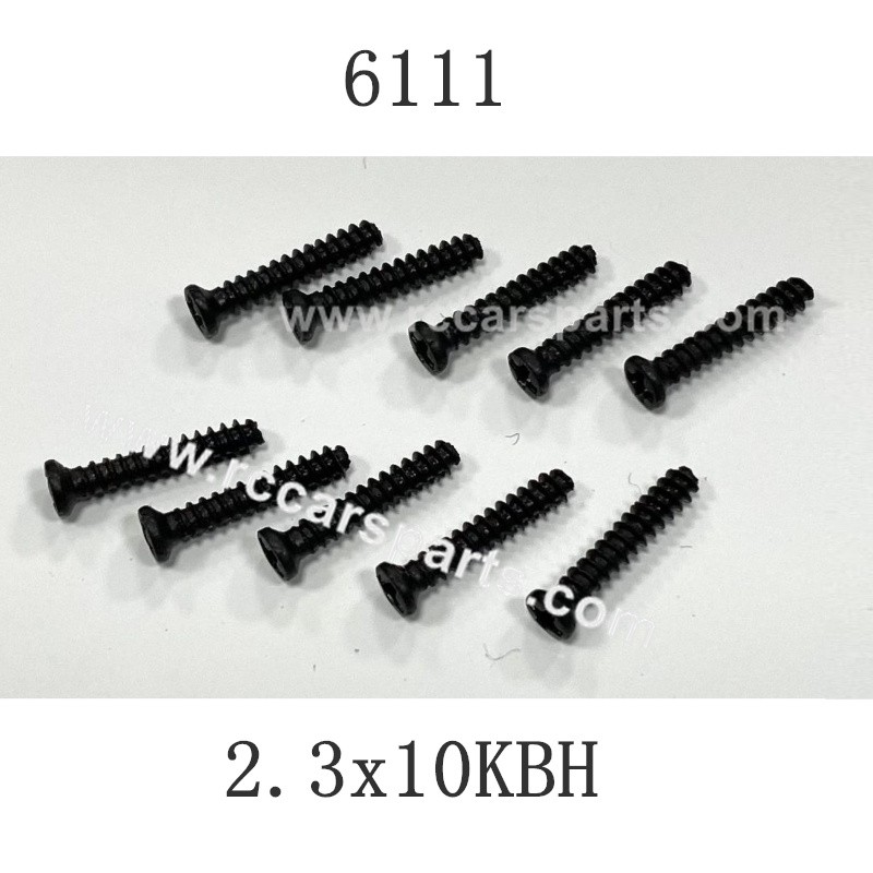 SCY-16101 RC Car Parts Screw 2.3x10KBH 6111