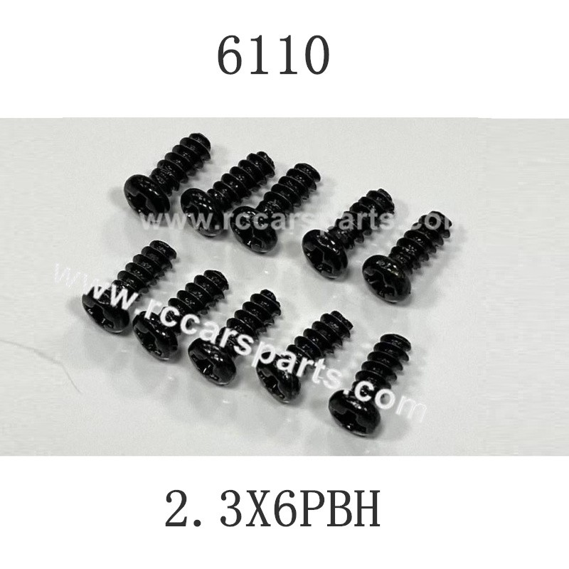 SCY-16101 RC Car Parts Screw 2.3X6PBH 6110