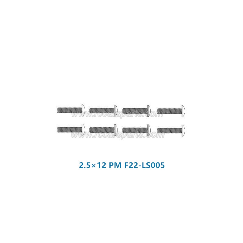 XLF F22A Spare Parts Screw 2.5×12 PM F22-LS005