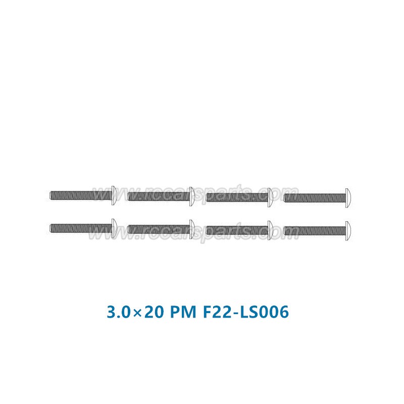 XLF F22A Spare Parts Screw 3.0×20 PM F22-LS006