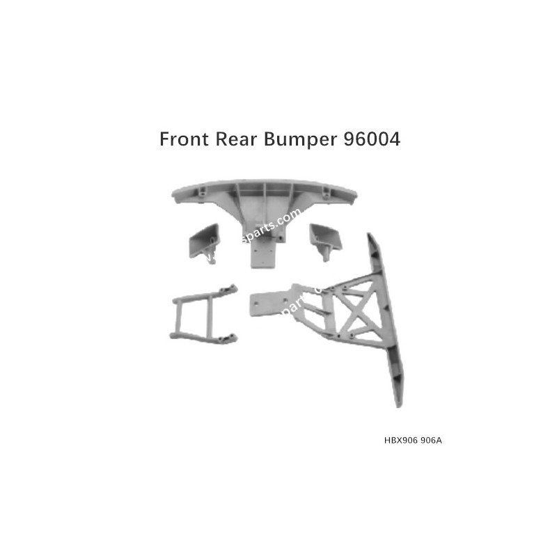 1/12 HBX 906A/906 Front Rear Bumper 96004