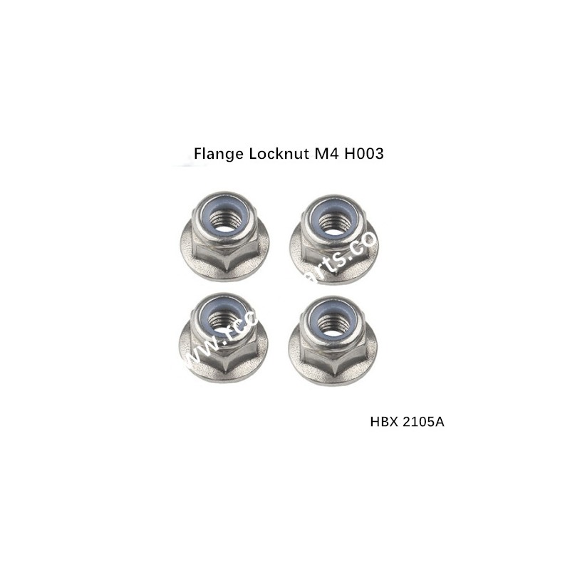 Haiboxing 2105A Spare Parts Flange Locknut M4 H003