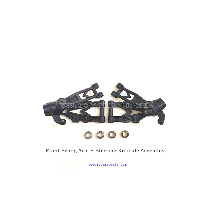 Front Swing Arm + Steering Knuckle Assembly For RC Car ENOZE 9500E