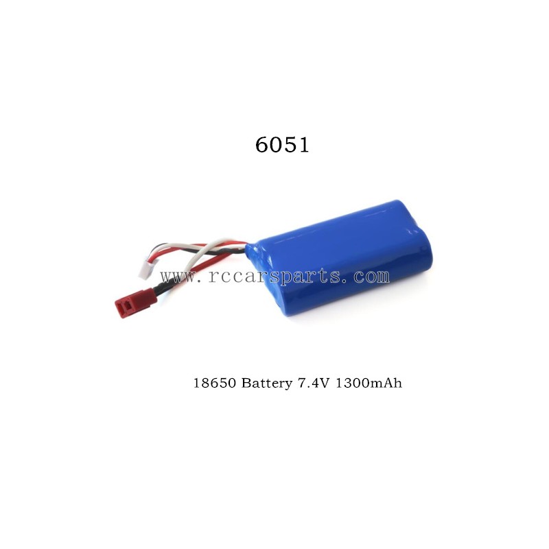 Suchiyu 16301 1/16 RC Car Parts 18650 Battery 7.4V 1300mAh 6051