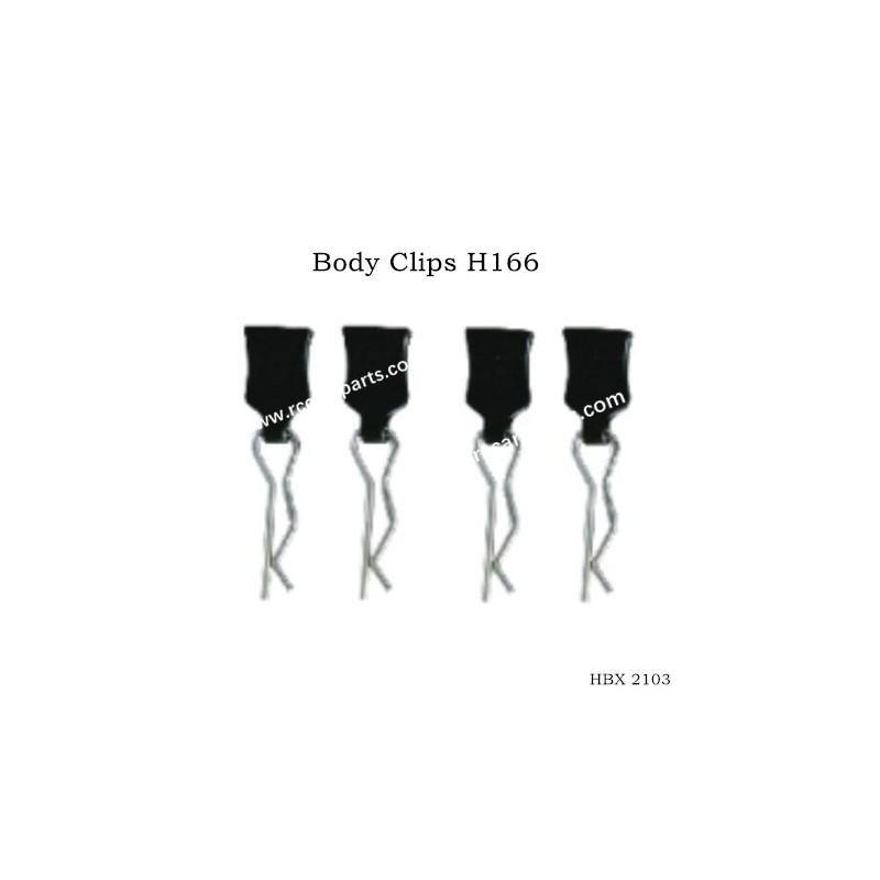 HBX 2103 Spare Parts Body Clips H166