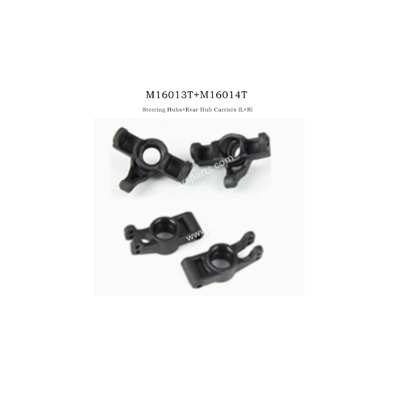 2PCS HBX 2996 Vehicles Models Accessories Steering Hubs+Rear Hub Carriers M16013T+M16014T (L+R)