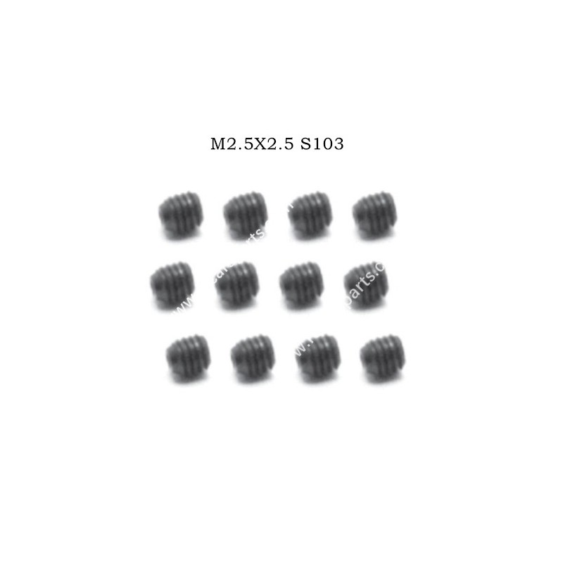 1/10 RC Car hbx 2996 Parts Set Screws M2.5X2.5 S103