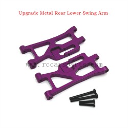 MJX 14210 Parts Upgrade Metal Rear Lower Swing Arm Purple