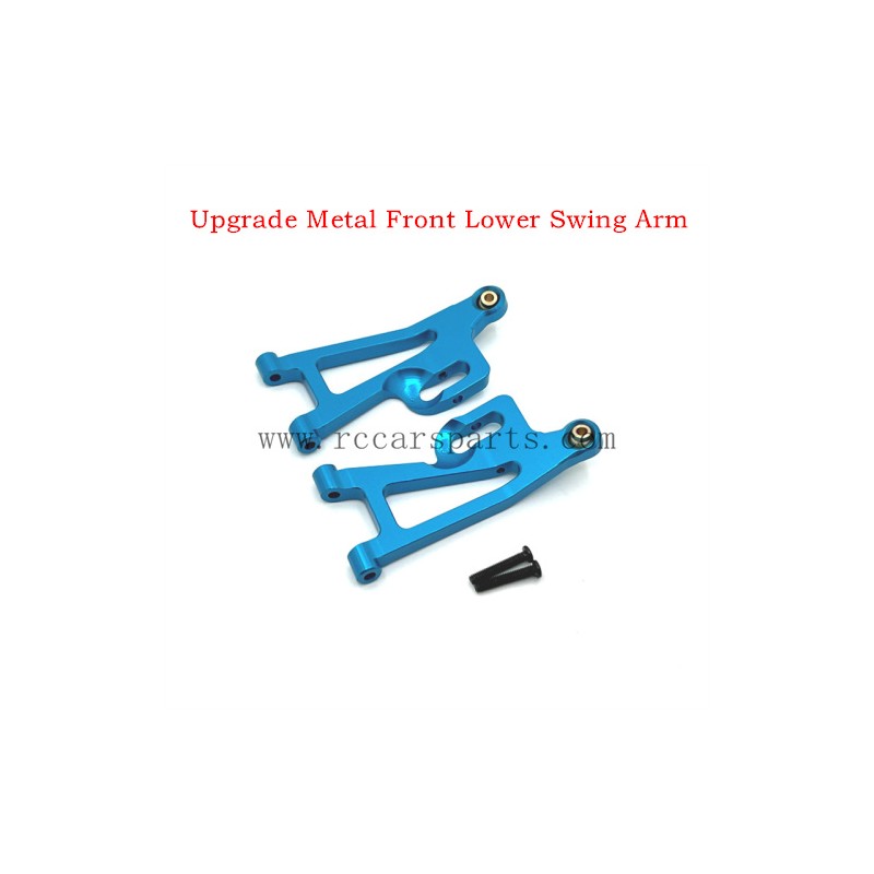 Parts MJX 14210 Hyper Go Upgrade Metal Front Lower Swing Arm Blue