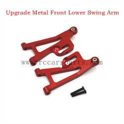 RC Car MJX 14210 Hyper Go Upgrade Metal Front Lower Swing Arm Red