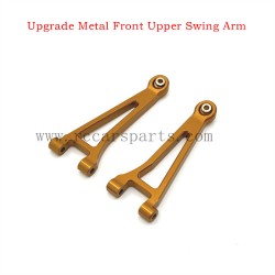 RC Car MJX Hyper Go 14210 Parts Metal Upgrade Front Upper Swing Arm Gold