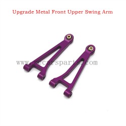 Remote Control MJX 14210 RC Car Parts Upgrade Metal Front Upper Swing Arm Purple