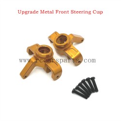 RC Car MJX Hyper Go 14210 Parts Upgrade Metal Front Steering Cup Gold