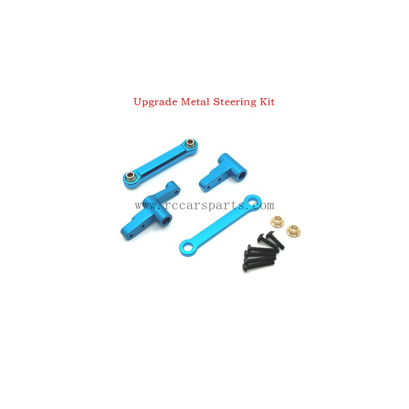 RC Car MJX 14210 Hyper Go Upgrade Metal Steering Kit Blue