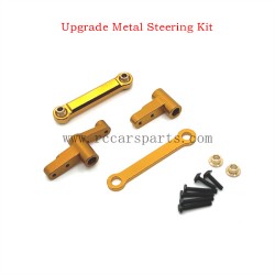 RC Car MJX 14210 Hyper Go Parts Upgrade Metal Steering Kit Gold