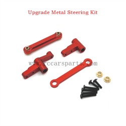 Upgrade Metal Steering Kit Red For RC Car MJX 14210 Hyper Go