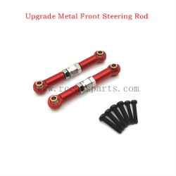 Upgrade Metal Front Steering Rod Red For RC Car MJX 14210 Hyper Go